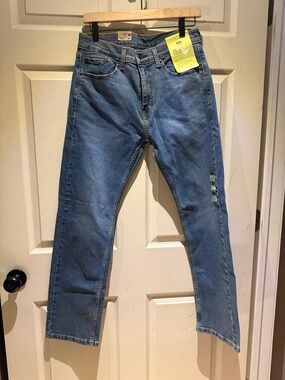 Levi's Men's Light Blue Slim Straight Jeans